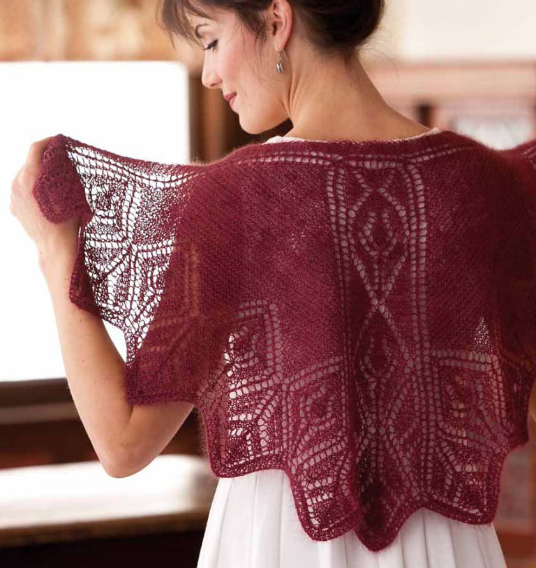 Rosebud Faroese Shawl Margaret Stove